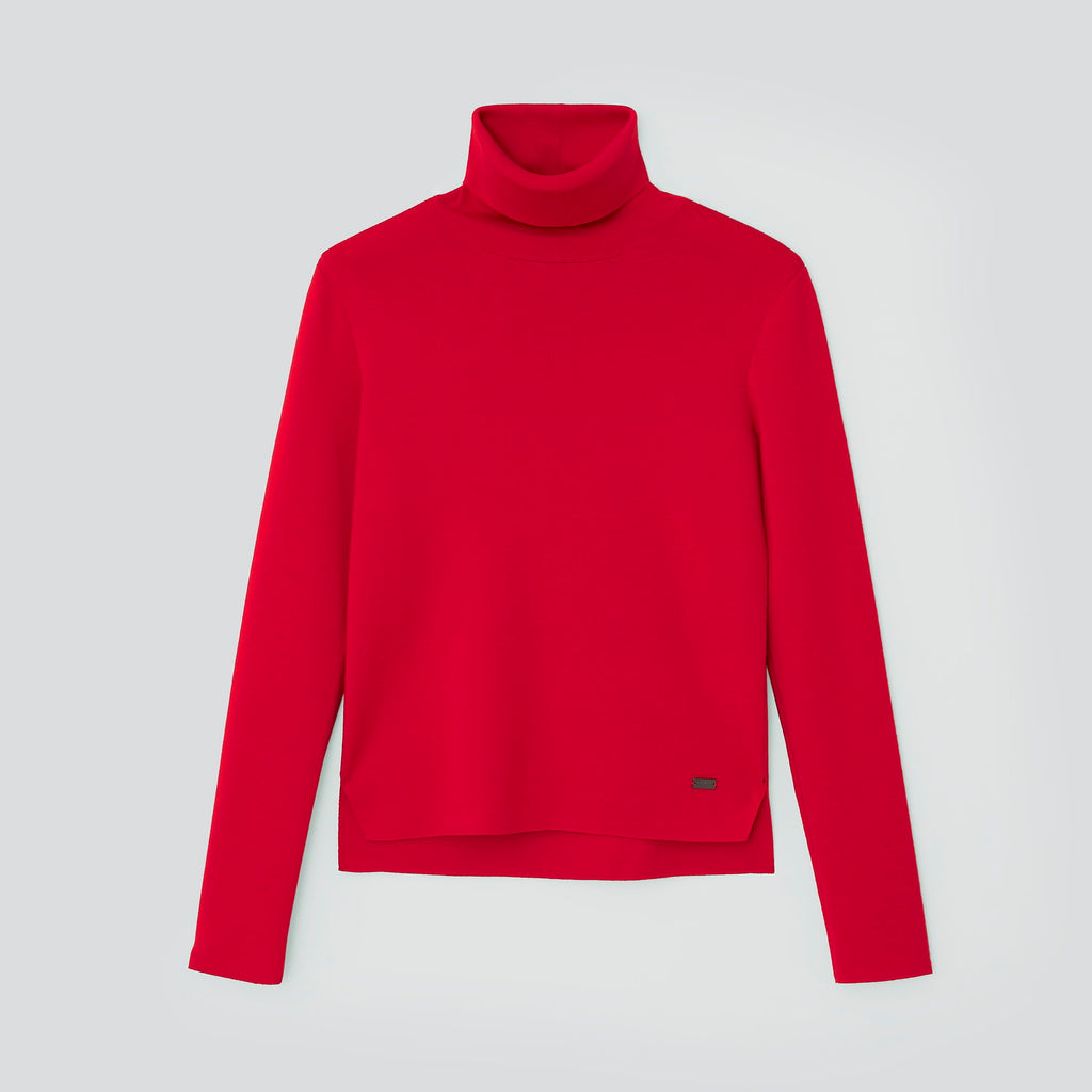 美品♡フォクシー グレースウール タートルネック ハイネック ロゴプレート 38 美品♡フォクシー グレースウール タートルネック ハイネック
