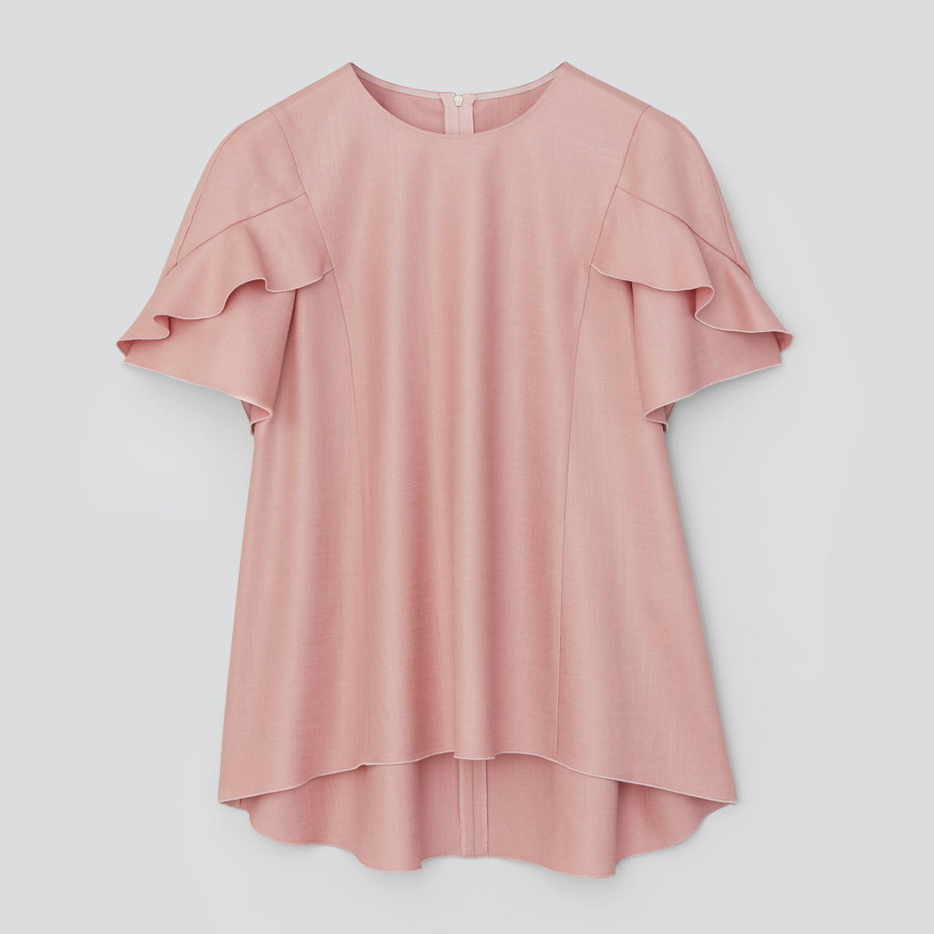 現行品FOXEY BOUTIQUE Top【Petal】38 Minelli Pleat Top - Hot Pink - Petal & Pup USA