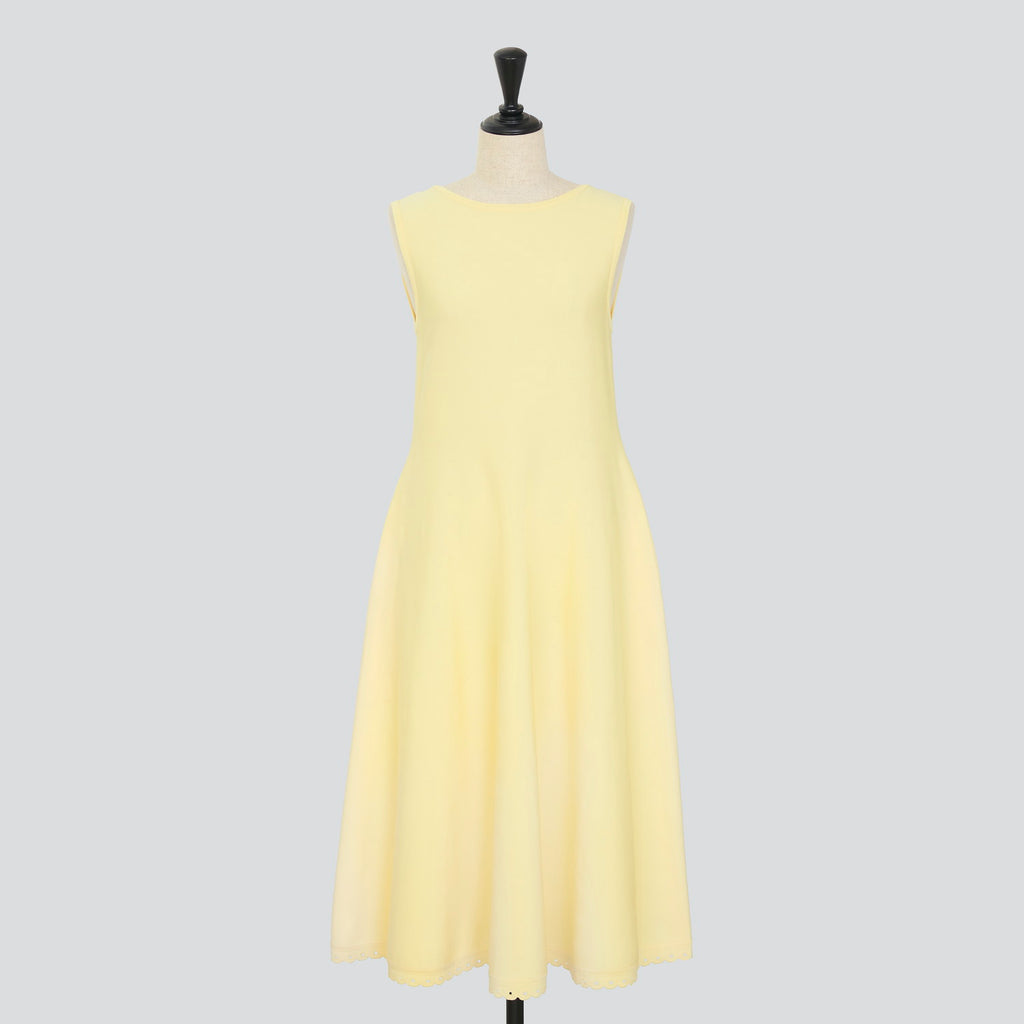 21年　FOXEY フォクシー Knit Dress Kaylee リネン　ロゴ 42194 Knit Dress 