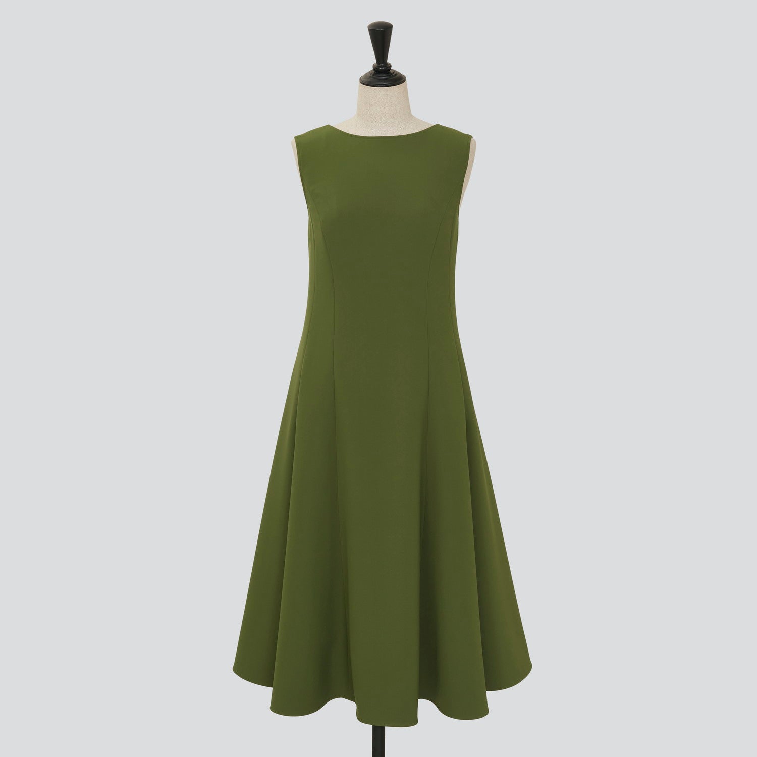 FOXEY リネンフェイスストレッチワンピース FOXEY NEWYORK(フォクシー） ベルト付フィット＆フレア