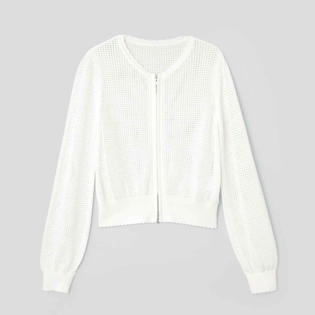 フォクシー　ホワイト カーディガン 45331 Cardigan 