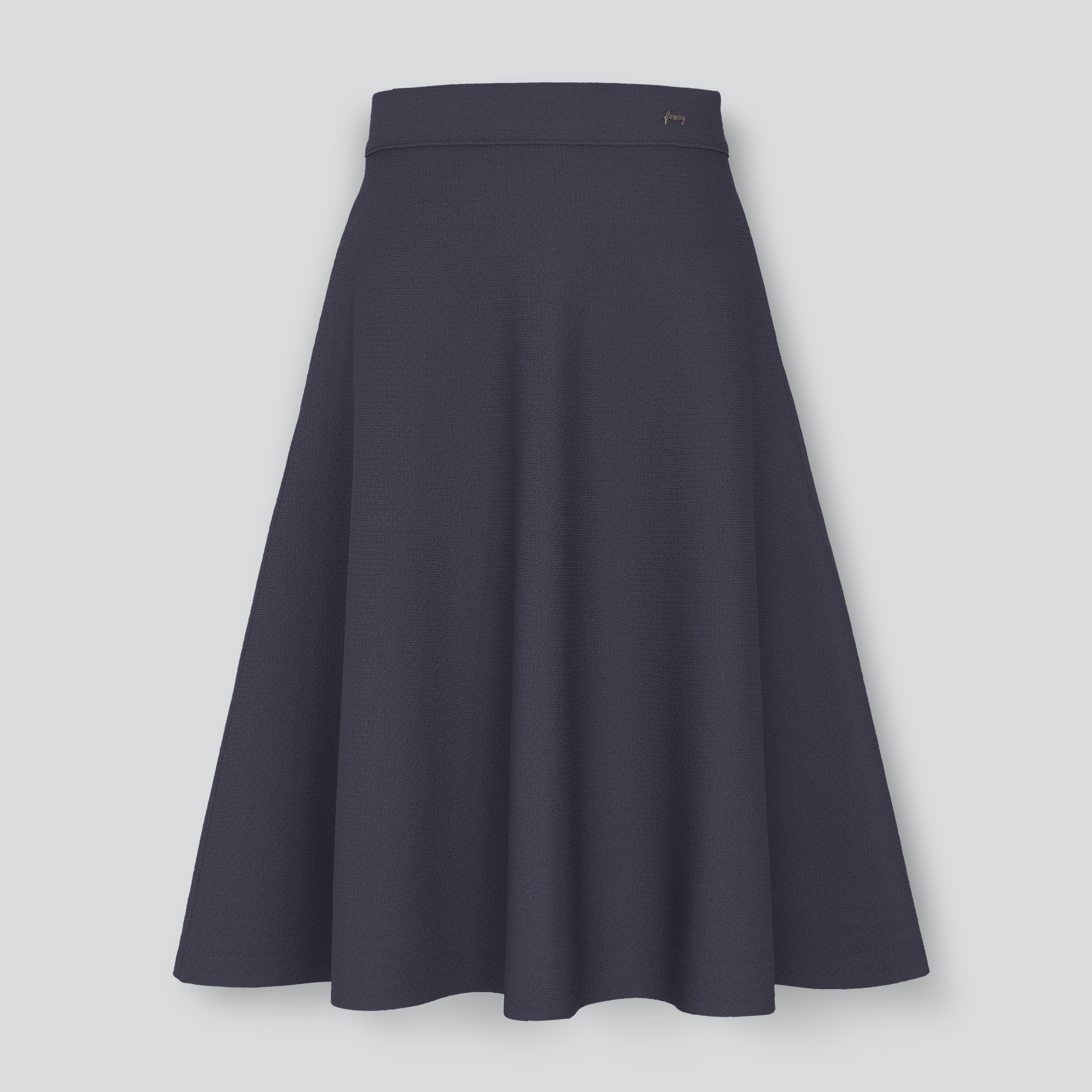 FOXEY ネイビー プリーツスカート 41364 Knit Skirt “Isabel