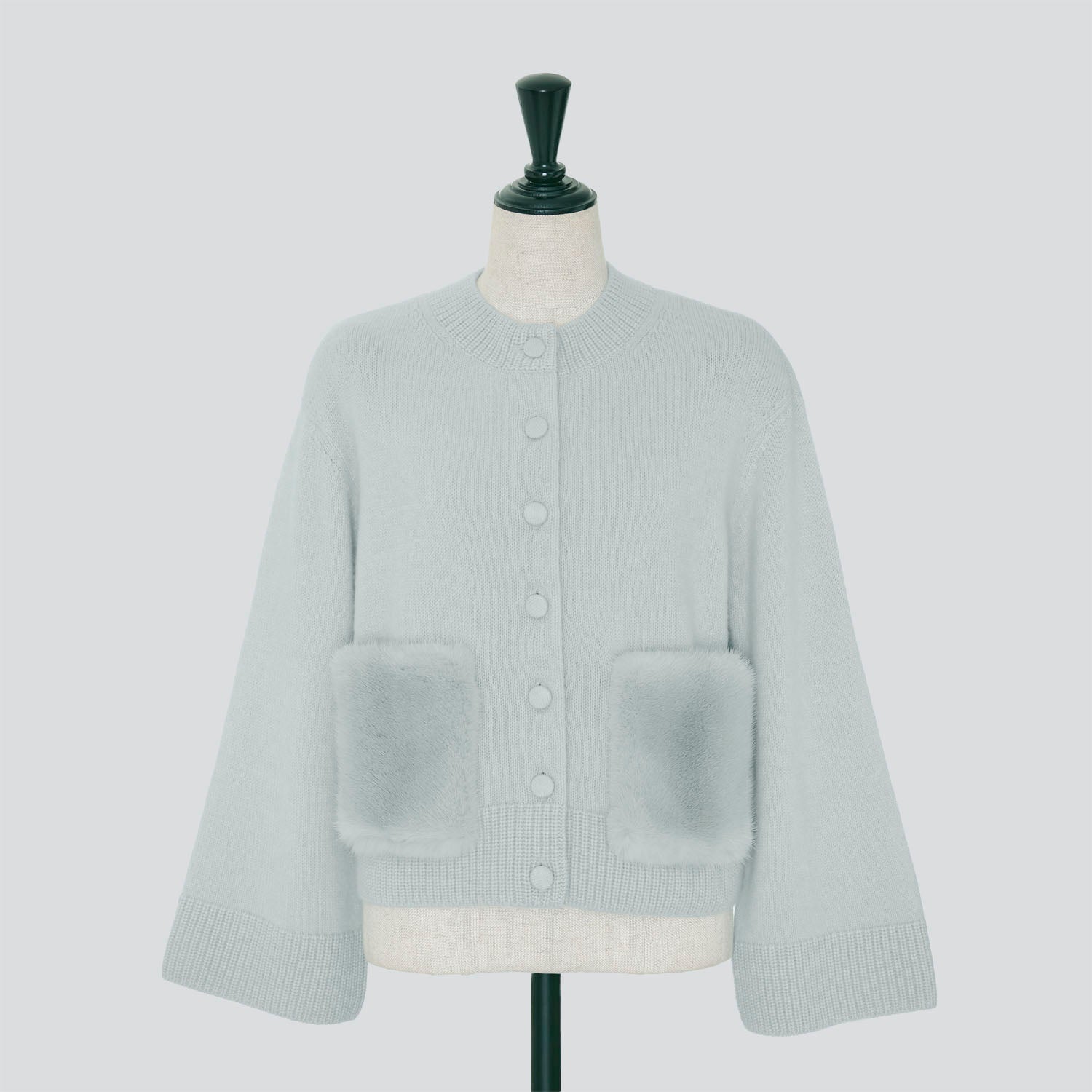 美品★FOXEY/フォクシーカーディガン(シャーベット) アイスブルー38 美品☆FOXEY/フォクシーカーディガン(シャーベット) アイス