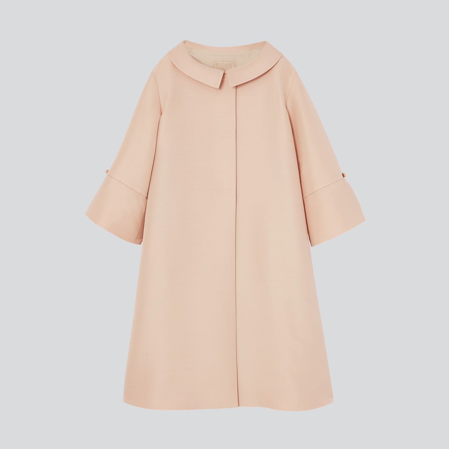 フォクシー　ロングコート　Coat TOFFEE　シルク100%　現行　 40 今年も魅力的なコートがたくさん♪ FOXEYのコートコレクション2022