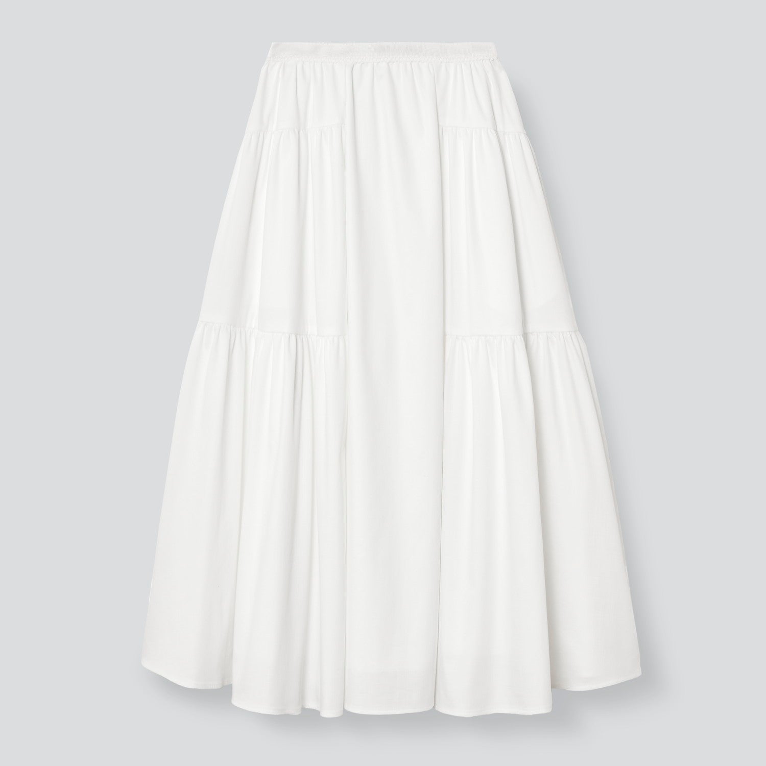 スカート Laubeblanc Cotton Tiered skirt White 再入荷】Cotton Tiered skirt – L'AUBE BLANC