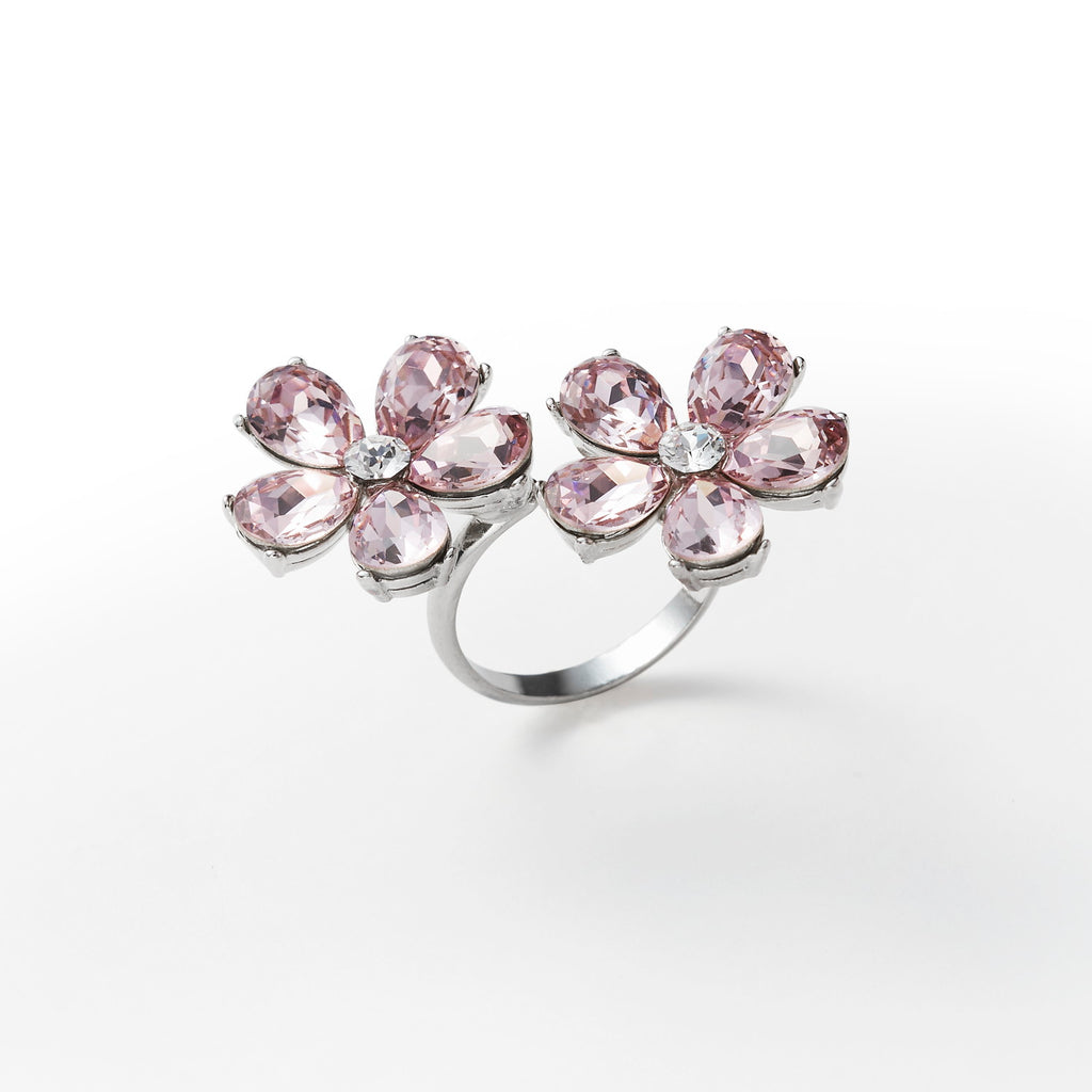 クレイサス【美品】カメリア花 ピンク&ホワイト指輪　リング 45991 Ring “Floral Waltz” – FOXEY 公式オンラインストア
