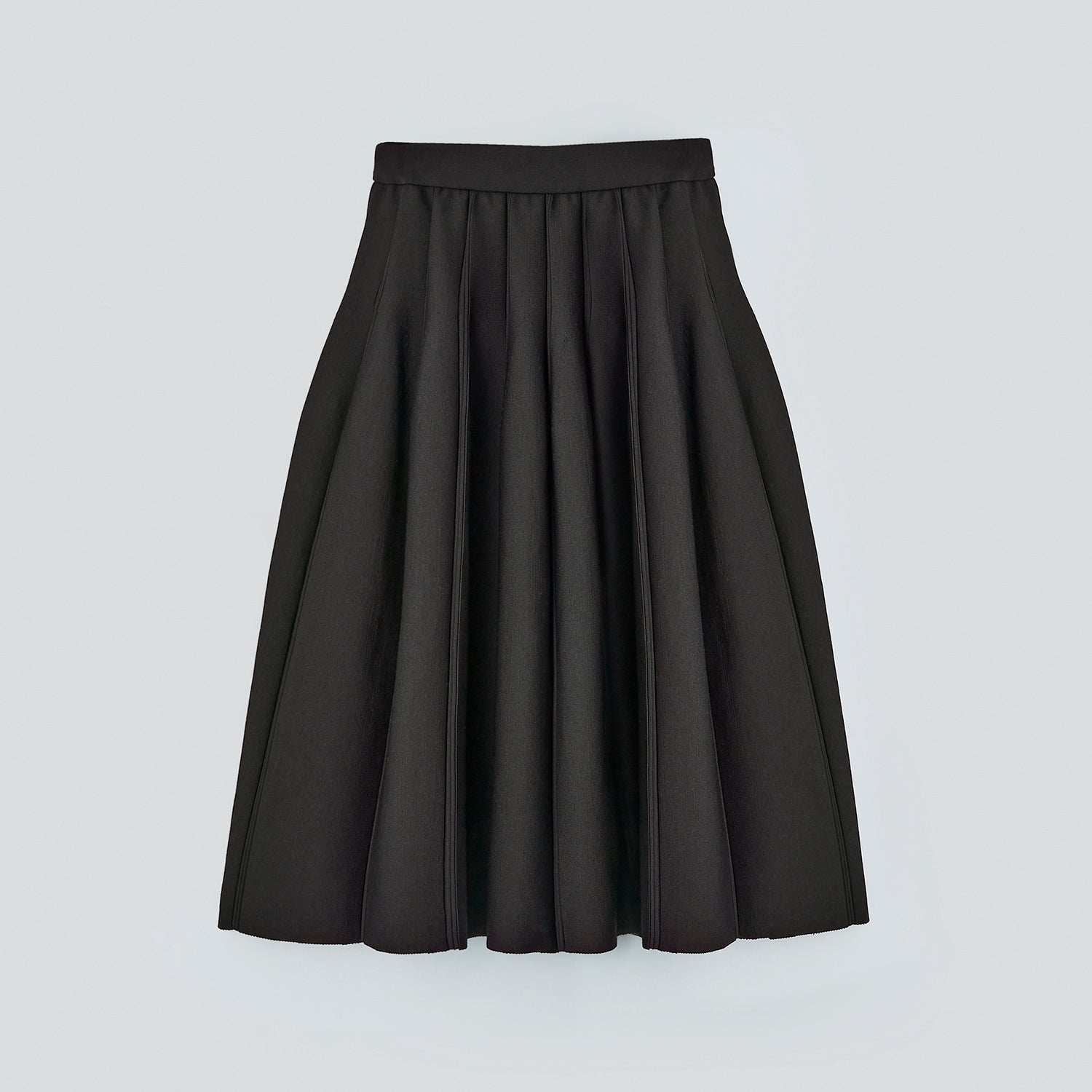 スカート丈727cm新品未使用FOXEY Lafayette Skirt 40 ブラックブラック