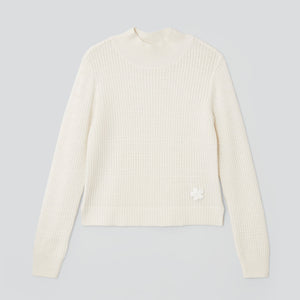 極美品✨フォクシー ニットピケクルーザーパーカー ロゴジップ 白 40 極美品✨フォクシー ニットピケクルーザーパーカー ロゴジップ 白 40