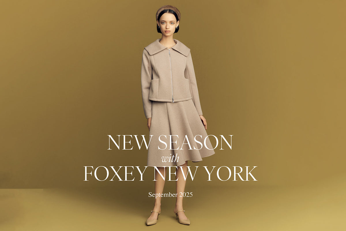 美品✨希少 定価約12万 フォクシー スプリングブルームコート ネイビー NEWS｜FOXEY - フォクシー