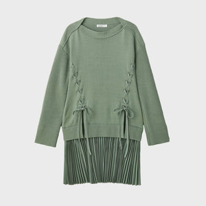 ADEAM アディアム フォクシー　アイスブルーが素敵！切替デザインラメニットワンピース　size2/9号　日本製　2点以上ご落札で送料無料！ フォクシー アディアム 伊勢丹新宿店が8月20日にリニューアル