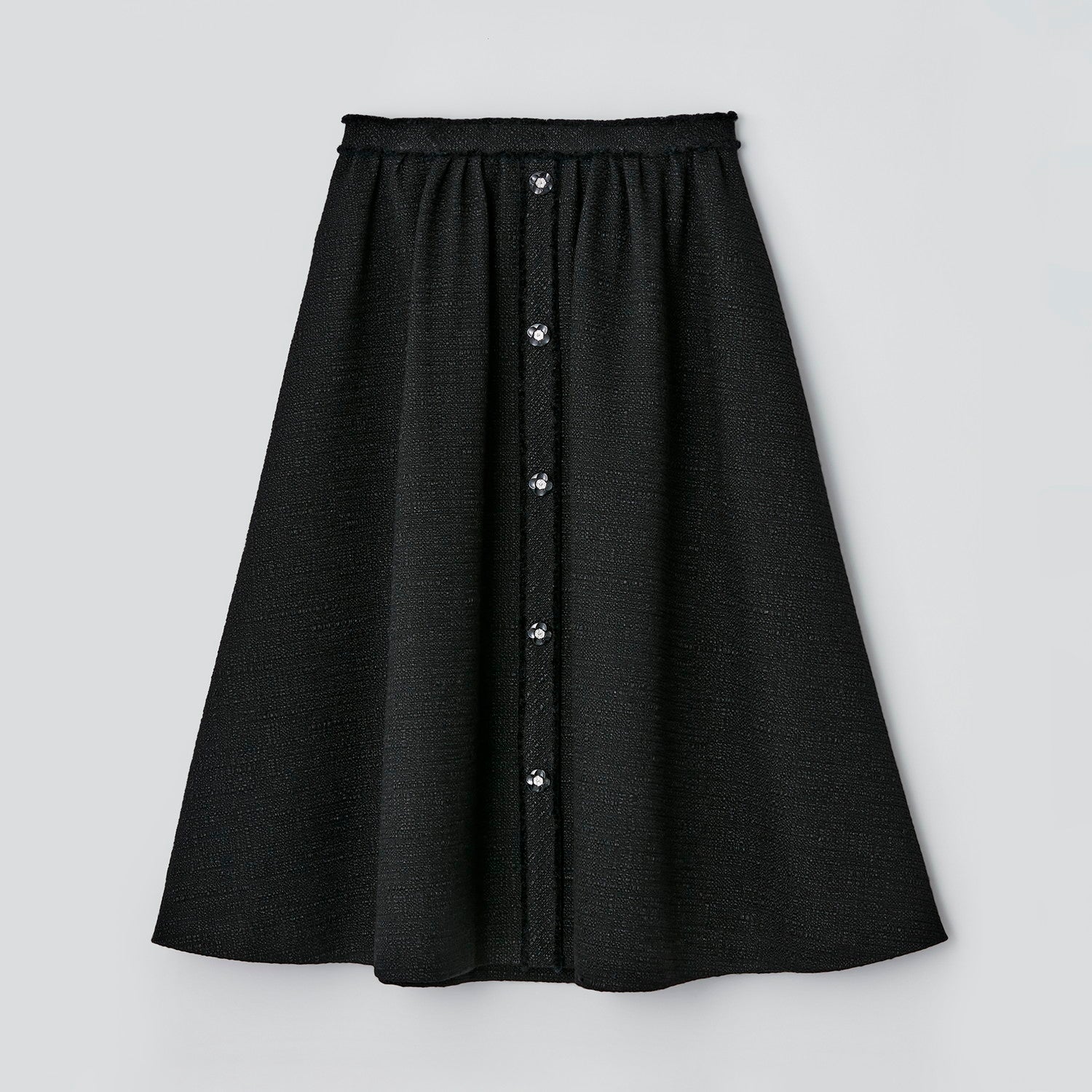 日本の職人技 FOXEY FOXEY NEW YORK グログランフルタックスカート 40 Skirt スカート