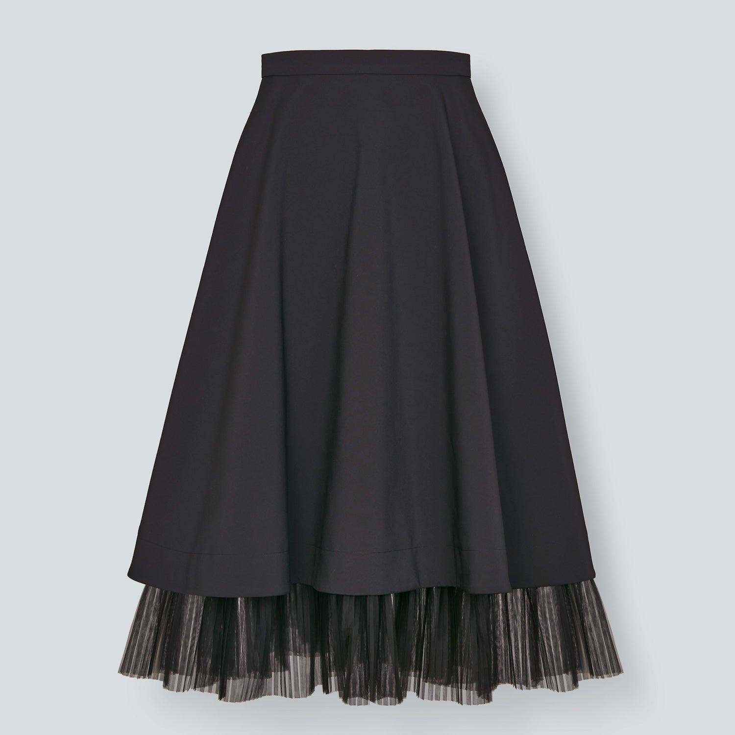 か*ぱ様 Lig. tulle skirt ブラック 黒 45472 Skirt 