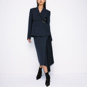 現行完売モデル✨FOXEY NEW YORK ジャケット Moitié ネイビー FOXEY NEW YORK ネイビージャケット 40 ダブルボタン 学校行事 - メルカリ