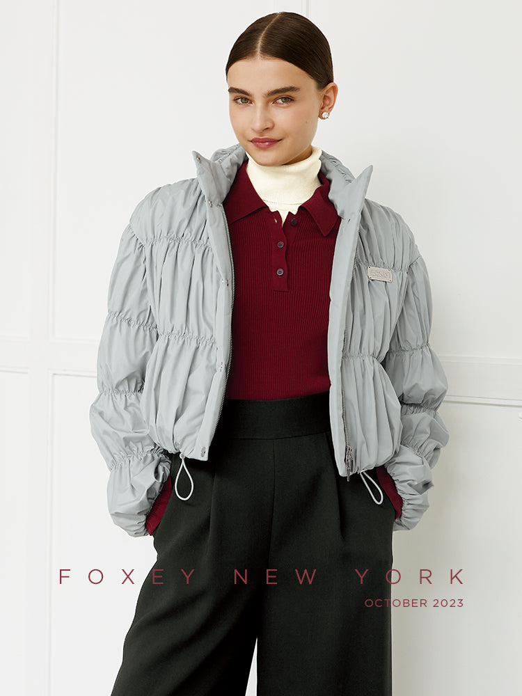 FOXEY New York レザー ジャケット アウター