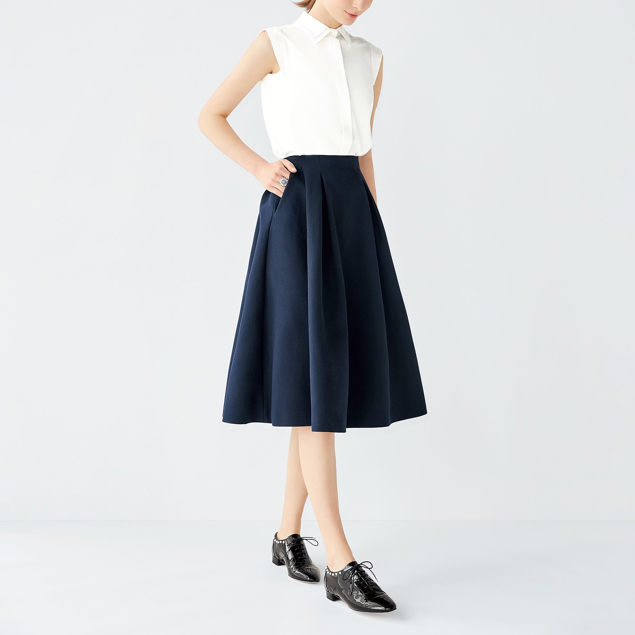 フォクシー 2022年2月42650 BROOKE SKIRT - ひざ丈スカート